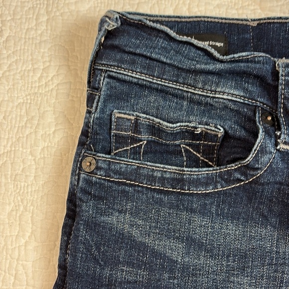 True Religion Ricky Relaxed Straight Jeans Men’s 32 Dark Wash No Flap - Picture 10 of 15